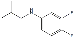 3,4-difluoro-N-(2-methylpropyl)aniline Structure