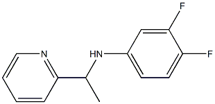  3,4-difluoro-N-[1-(pyridin-2-yl)ethyl]aniline