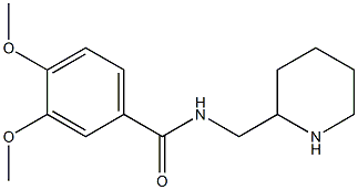 3,4-dimethoxy-N-(piperidin-2-ylmethyl)benzamide|