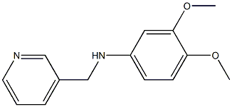 3,4-dimethoxy-N-(pyridin-3-ylmethyl)aniline Structure