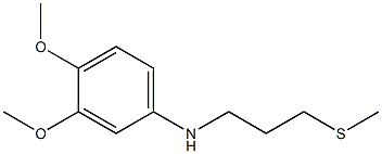 3,4-dimethoxy-N-[3-(methylsulfanyl)propyl]aniline