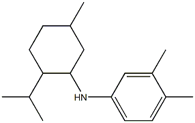 3,4-dimethyl-N-[5-methyl-2-(propan-2-yl)cyclohexyl]aniline|