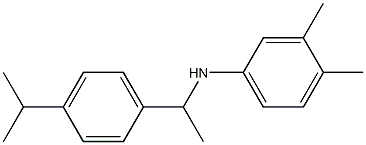  3,4-dimethyl-N-{1-[4-(propan-2-yl)phenyl]ethyl}aniline