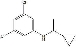 3,5-dichloro-N-(1-cyclopropylethyl)aniline Structure