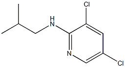 3,5-dichloro-N-(2-methylpropyl)pyridin-2-amine Struktur