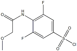 3,5-difluoro-4-(2-methoxyacetamido)benzene-1-sulfonyl chloride Structure