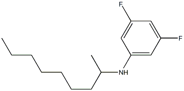 3,5-difluoro-N-(nonan-2-yl)aniline Structure