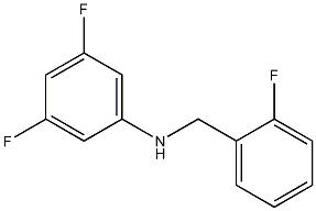 3,5-difluoro-N-[(2-fluorophenyl)methyl]aniline