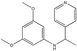 3,5-dimethoxy-N-[1-(pyridin-4-yl)ethyl]aniline|