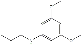 3,5-dimethoxy-N-propylaniline 结构式