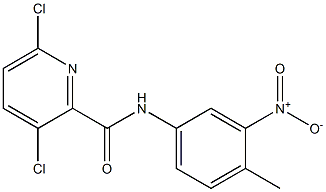 3,6-dichloro-N-(4-methyl-3-nitrophenyl)pyridine-2-carboxamide Structure