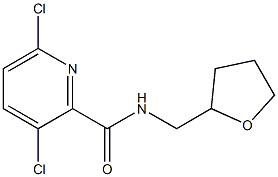 3,6-dichloro-N-(oxolan-2-ylmethyl)pyridine-2-carboxamide Structure
