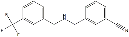 3-[({[3-(trifluoromethyl)phenyl]methyl}amino)methyl]benzonitrile|