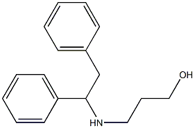 3-[(1,2-diphenylethyl)amino]propan-1-ol