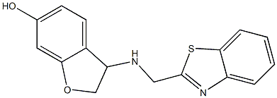 3-[(1,3-benzothiazol-2-ylmethyl)amino]-2,3-dihydro-1-benzofuran-6-ol
