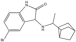3-[(1-{bicyclo[2.2.1]heptan-2-yl}ethyl)amino]-5-bromo-2,3-dihydro-1H-indol-2-one
