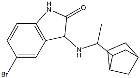  3-[(1-{bicyclo[2.2.1]heptan-2-yl}ethyl)amino]-5-bromo-2,3-dihydro-1H-indol-2-one