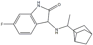 3-[(1-{bicyclo[2.2.1]heptan-2-yl}ethyl)amino]-6-fluoro-2,3-dihydro-1H-indol-2-one