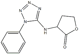 3-[(1-phenyl-1H-1,2,3,4-tetrazol-5-yl)amino]oxolan-2-one Struktur