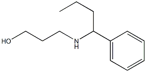 3-[(1-phenylbutyl)amino]propan-1-ol Structure