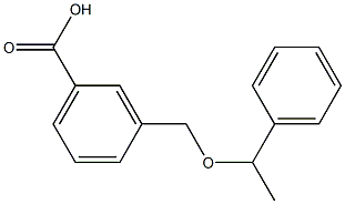 3-[(1-phenylethoxy)methyl]benzoic acid