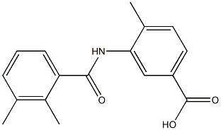 3-[(2,3-dimethylbenzoyl)amino]-4-methylbenzoic acid Structure
