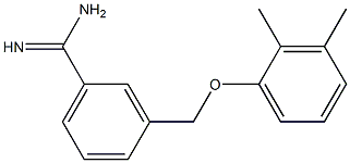 3-[(2,3-dimethylphenoxy)methyl]benzenecarboximidamide 结构式