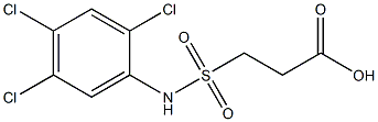 3-[(2,4,5-trichlorophenyl)sulfamoyl]propanoic acid