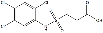  3-[(2,4,5-trichlorophenyl)sulfamoyl]propanoic acid