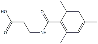 3-[(2,4,6-trimethylphenyl)formamido]propanoic acid Structure