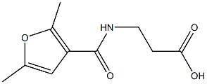 3-[(2,5-dimethyl-3-furoyl)amino]propanoic acid Structure