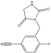  3-[(2,5-dioxoimidazolidin-1-yl)methyl]-4-fluorobenzonitrile