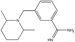 3-[(2,6-dimethylpiperidin-1-yl)methyl]benzenecarboximidamide