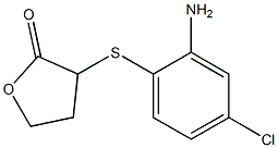 3-[(2-amino-4-chlorophenyl)sulfanyl]oxolan-2-one Structure