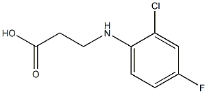 3-[(2-chloro-4-fluorophenyl)amino]propanoic acid