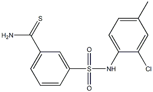 3-[(2-chloro-4-methylphenyl)sulfamoyl]benzene-1-carbothioamide