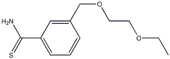  3-[(2-ethoxyethoxy)methyl]benzenecarbothioamide