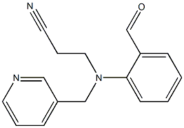 3-[(2-formylphenyl)(pyridin-3-ylmethyl)amino]propanenitrile