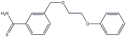 3-[(2-phenoxyethoxy)methyl]benzenecarbothioamide|