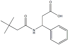 3-[(3,3-dimethylbutanoyl)amino]-3-phenylpropanoic acid