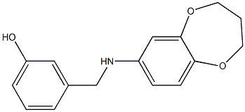 3-[(3,4-dihydro-2H-1,5-benzodioxepin-7-ylamino)methyl]phenol