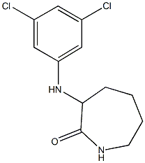 3-[(3,5-dichlorophenyl)amino]azepan-2-one Structure