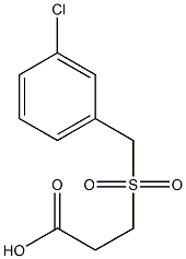 3-[(3-chlorobenzyl)sulfonyl]propanoic acid