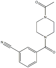  3-[(4-acetylpiperazin-1-yl)carbonyl]benzonitrile