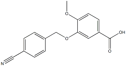 3-[(4-cyanobenzyl)oxy]-4-methoxybenzoic acid