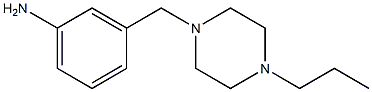 3-[(4-propylpiperazin-1-yl)methyl]aniline Structure