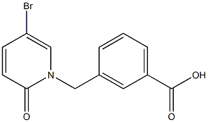 3-[(5-bromo-2-oxopyridin-1(2H)-yl)methyl]benzoic acid