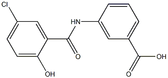 3-[(5-chloro-2-hydroxybenzene)amido]benzoic acid