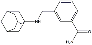 3-[(adamantan-1-ylamino)methyl]benzamide 化学構造式
