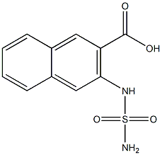 3-[(aminosulfonyl)amino]-2-naphthoic acid